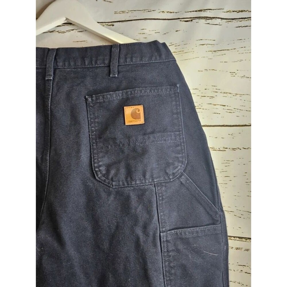 Carhartt B11 Loose Fit Carpenter Work Pants 36x30 Navy